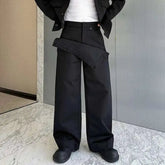 Men's Mock Wrap Trousers